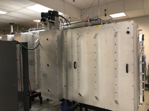Used Sencera In-line Sputter 6 target large panel DC power supply vacuum & Turbo pump