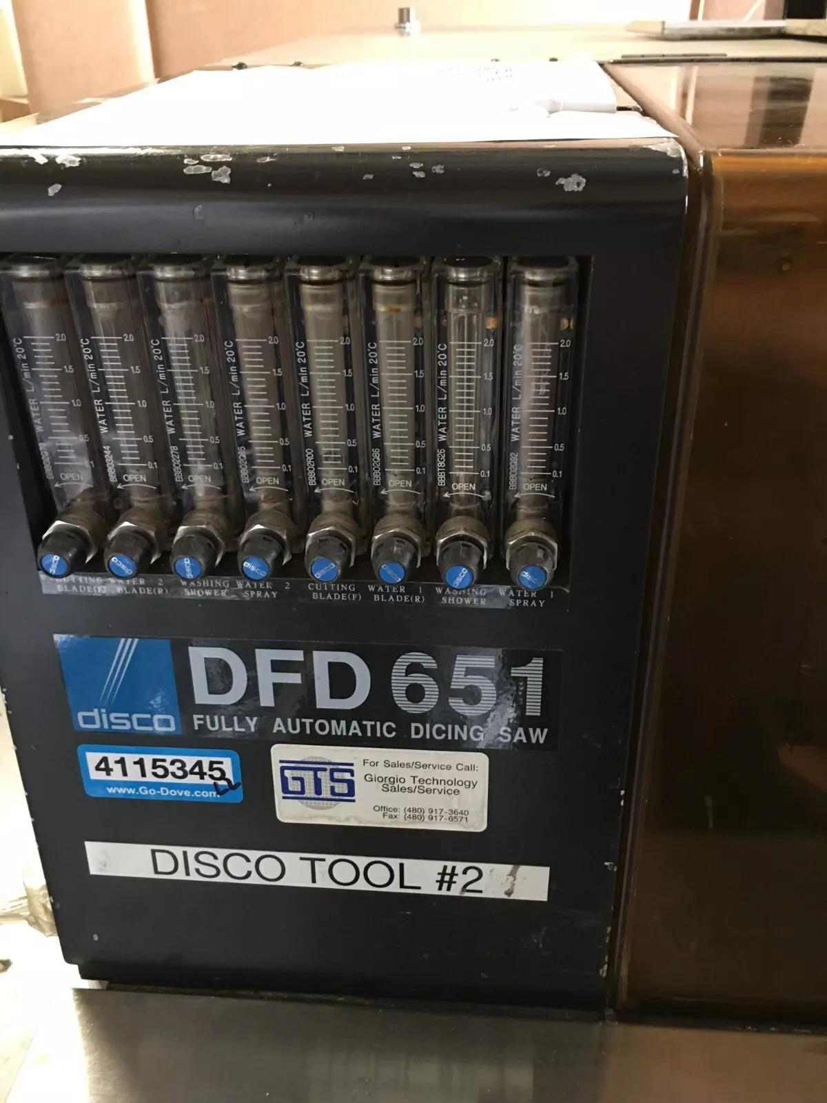 Used Disco DFD651 Fully Automatic Dicing Saw