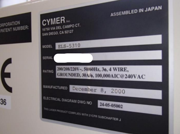 Used Canon FPA-3000EX6