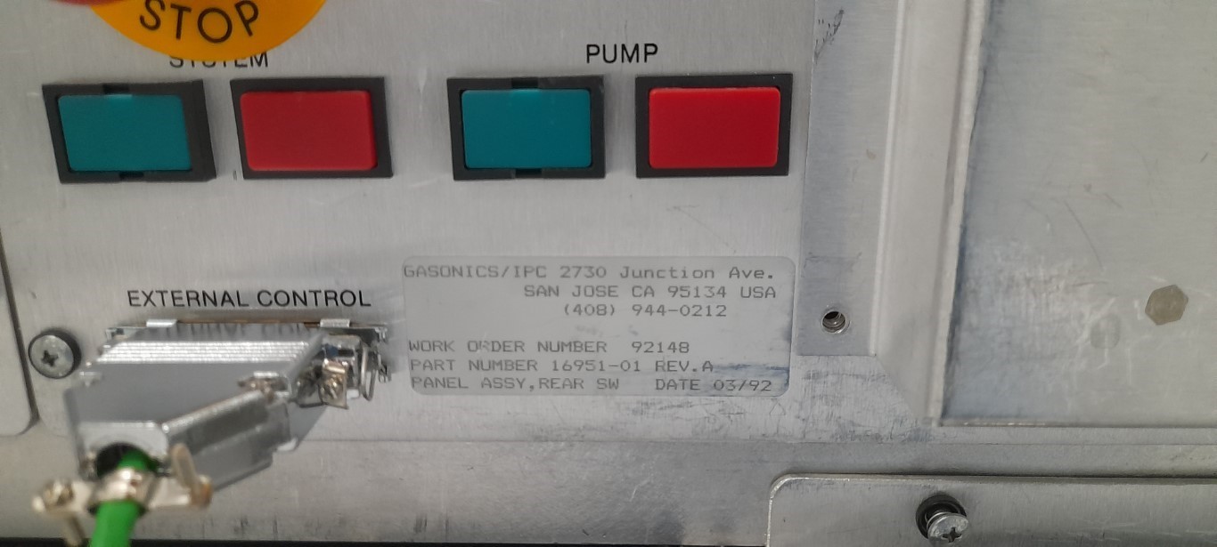 Used 1992 Gasonics L3300 - 150mm Asher