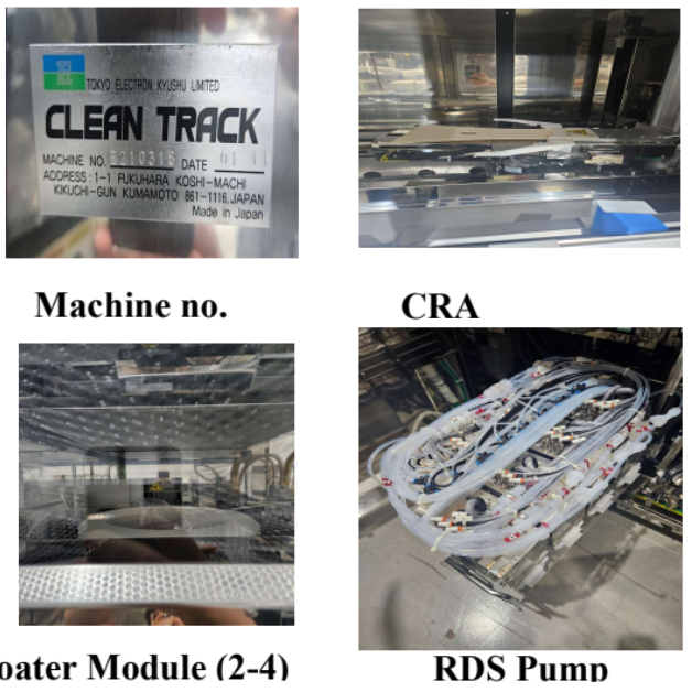 Used TEL ACT-12 I-LINE System Clean Track System