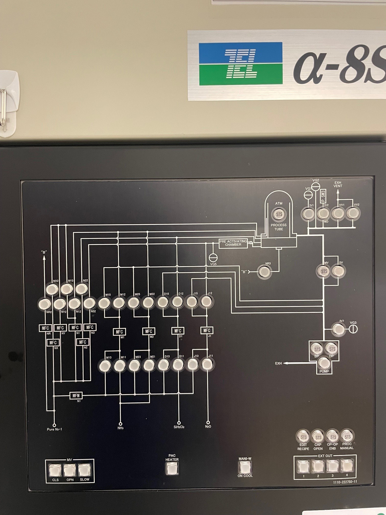 Refurbished TEL Alpha 8 SE Vertical Furnace
