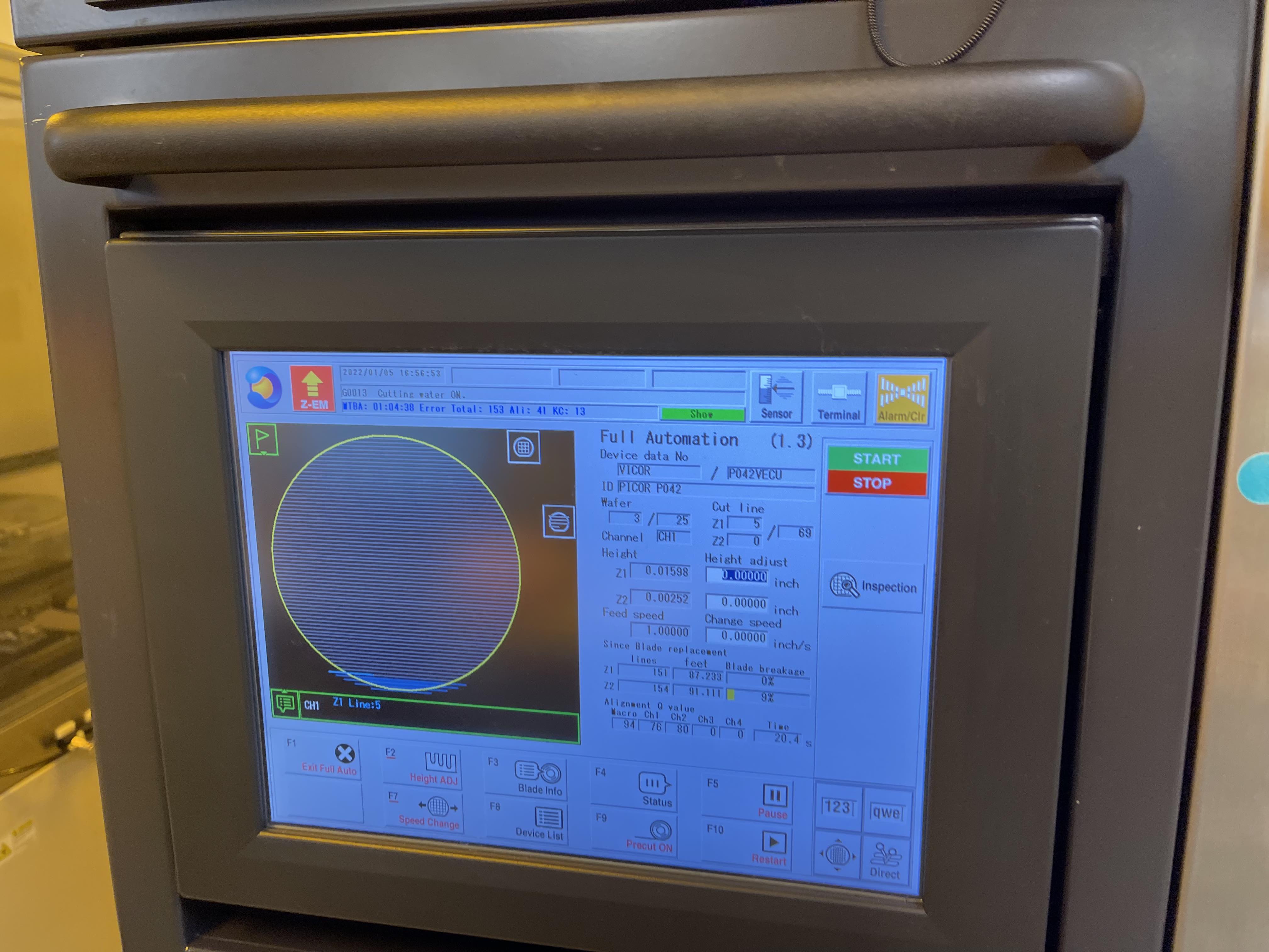 Used Disco DFD-6361 Dicing Saw