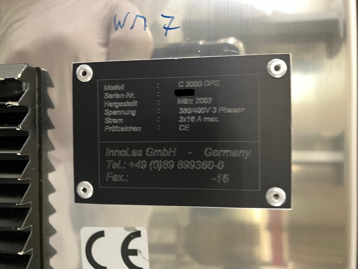 Used 2002 Innolas C3000DPS