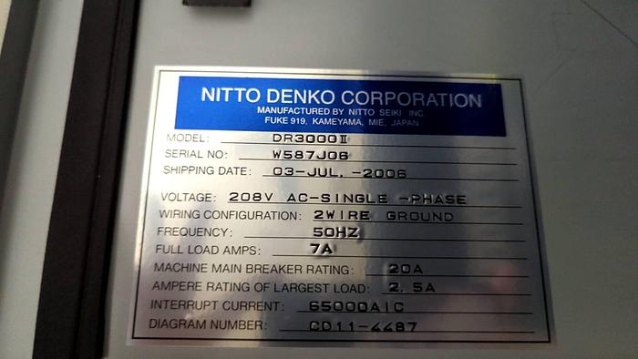 Used 2006 Nitto  DR3000-11