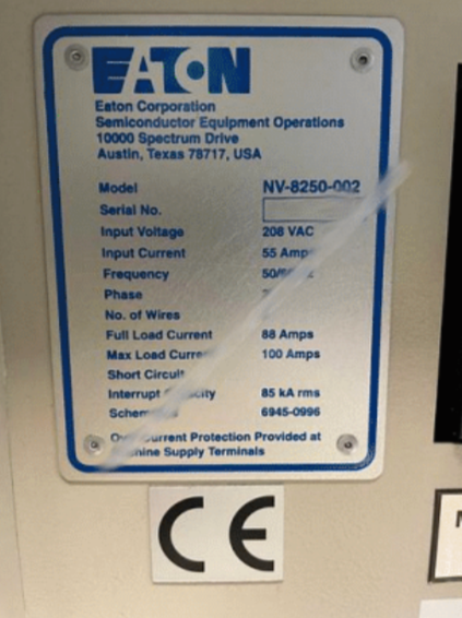 Used 1998 Axcelis  NV 8250