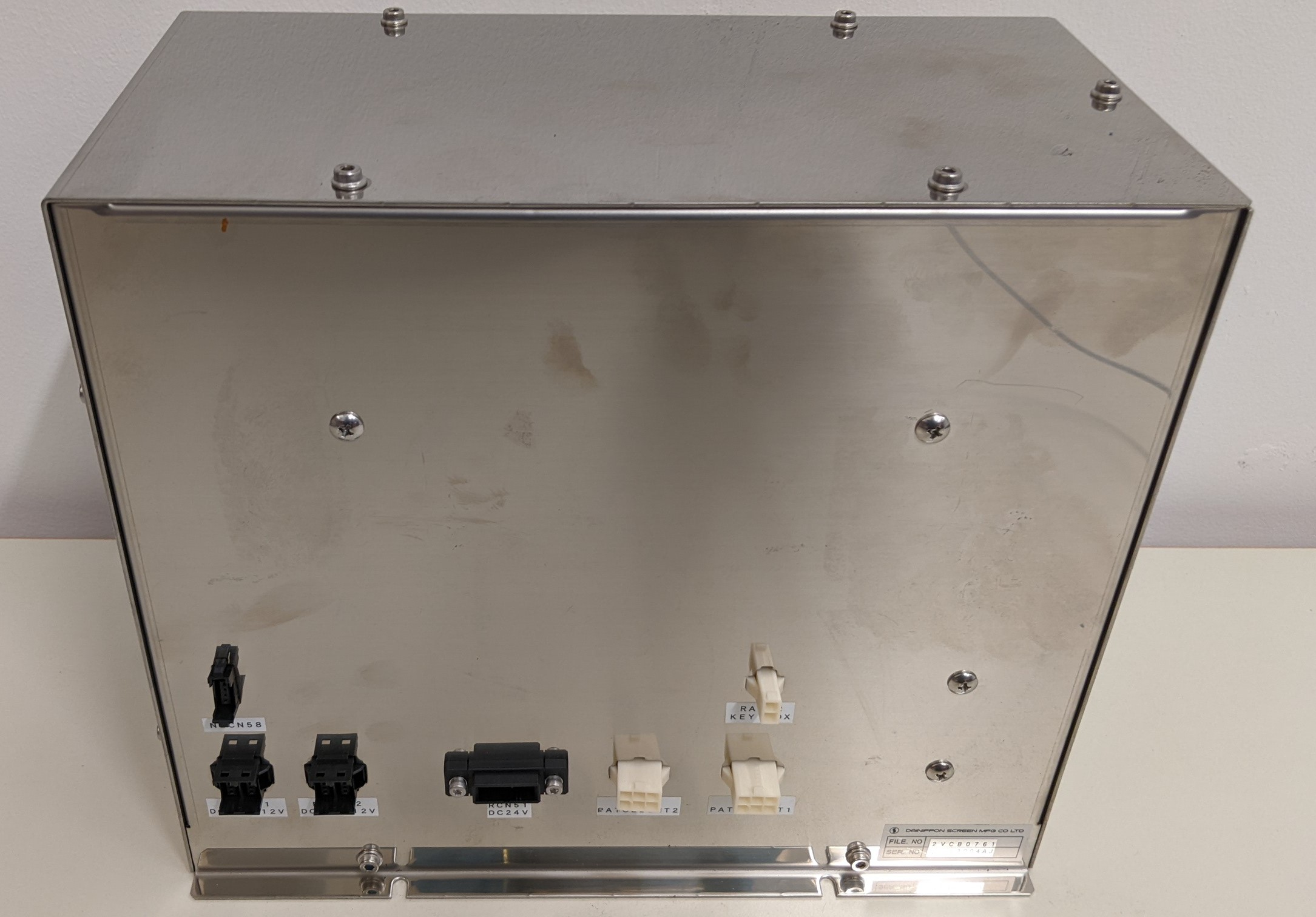 Used DAINIPPON SCREEN MFG CO LTD 2VCB0761 Power Box