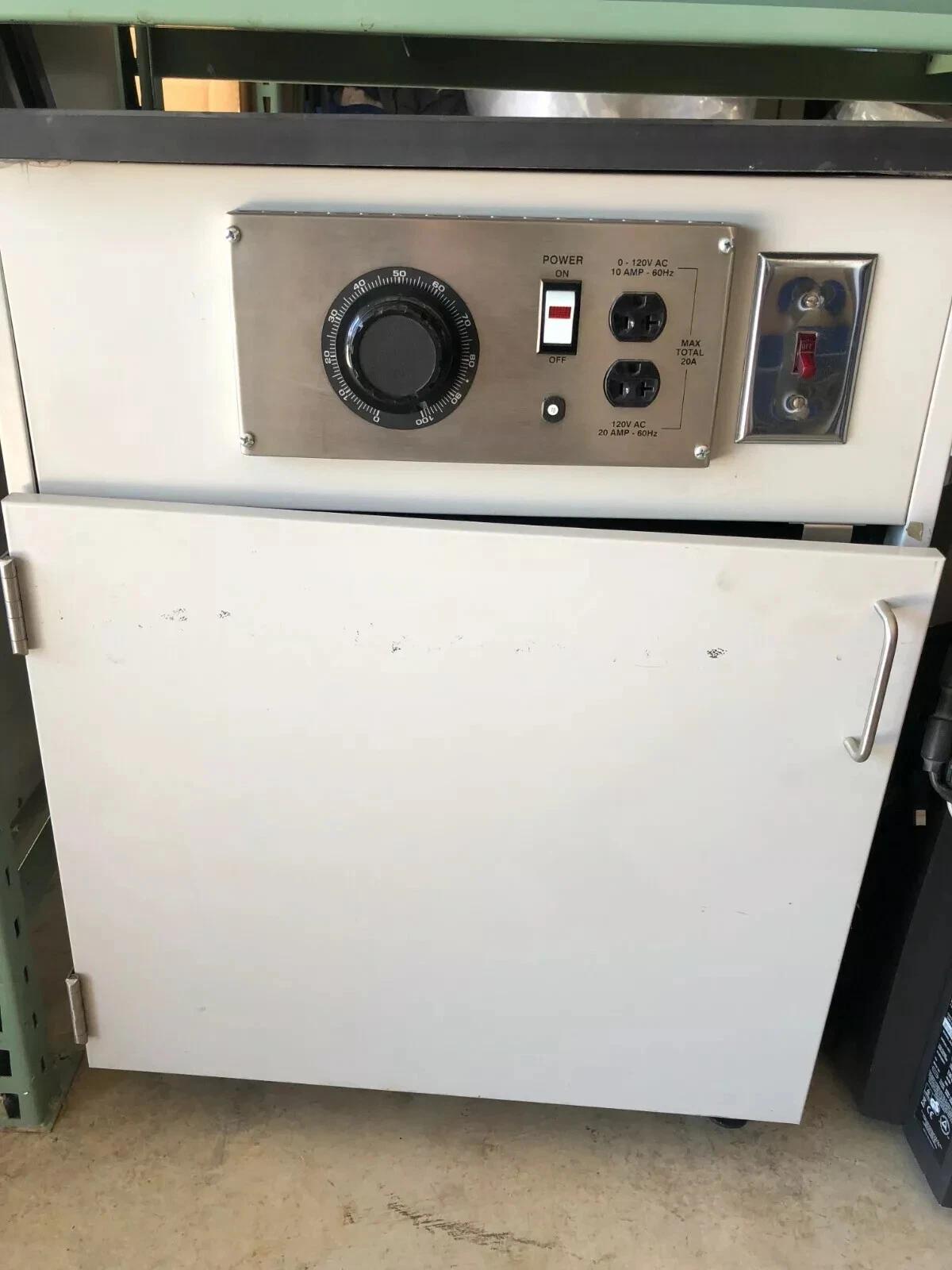 Used Leybold Sogevac SV 40 BIFC Rotary Vane Vacuum Pump with Noise Reduction Cabinet