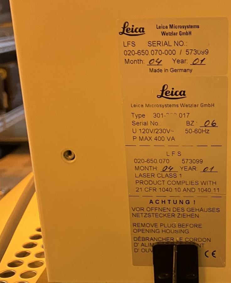 Used 2001 Leica Microscope INM200 (Olympus Handler) MET954-03