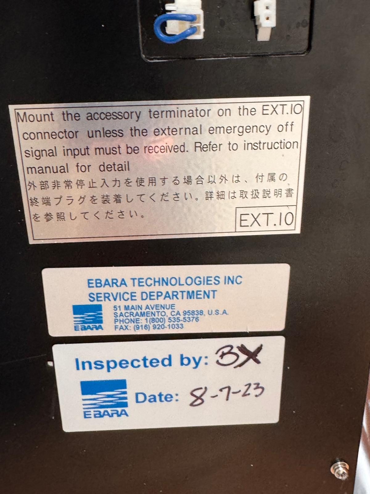 Refurbished Ebara EV-M502N Dry Vacuum Pump