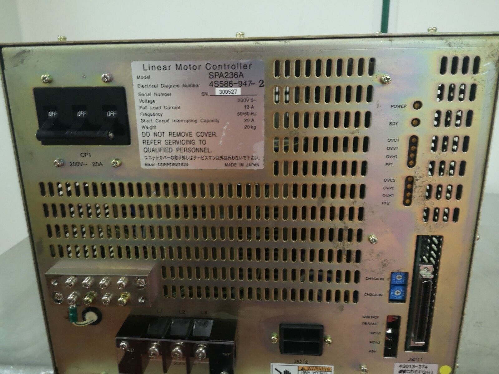 Used Linear Motor Controller