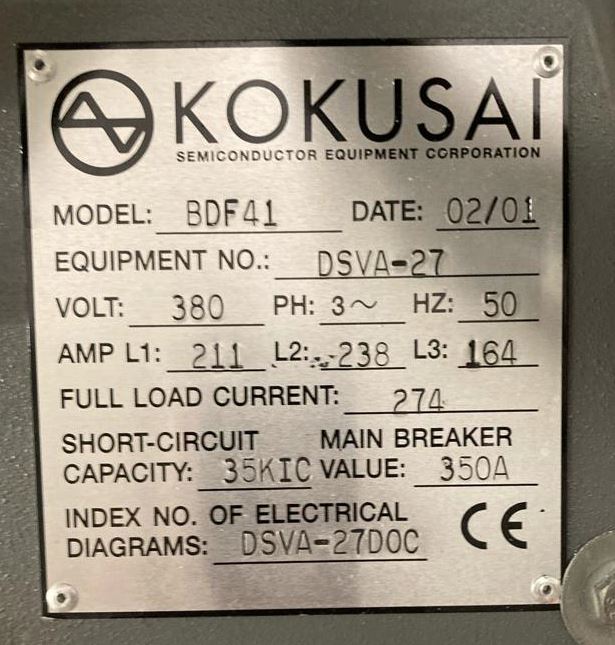 Used 2001 BTI BDF-41 Oxide