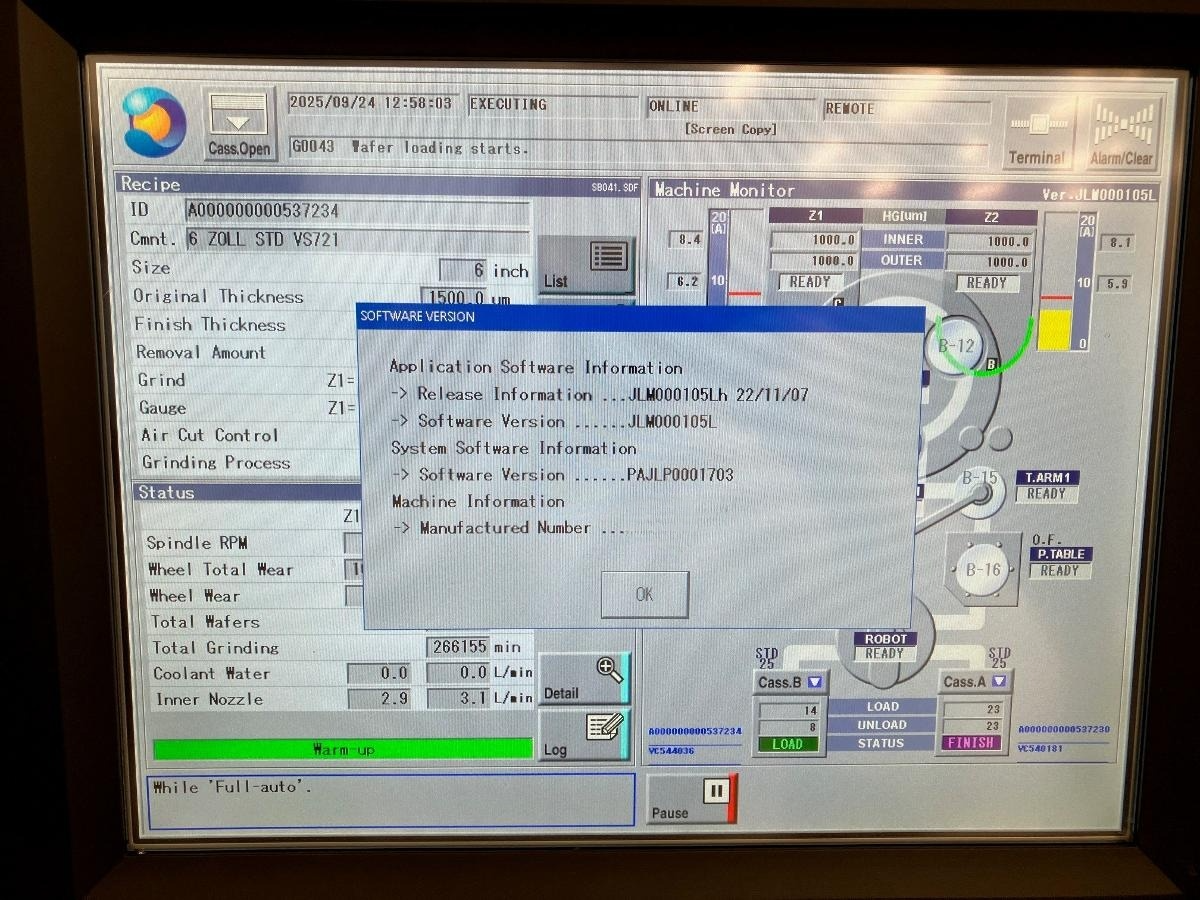 Used 2006 Disco DFG8540 Grinder