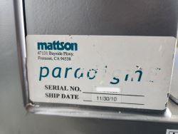 Used Mattson PARADIGME-POLY Poly