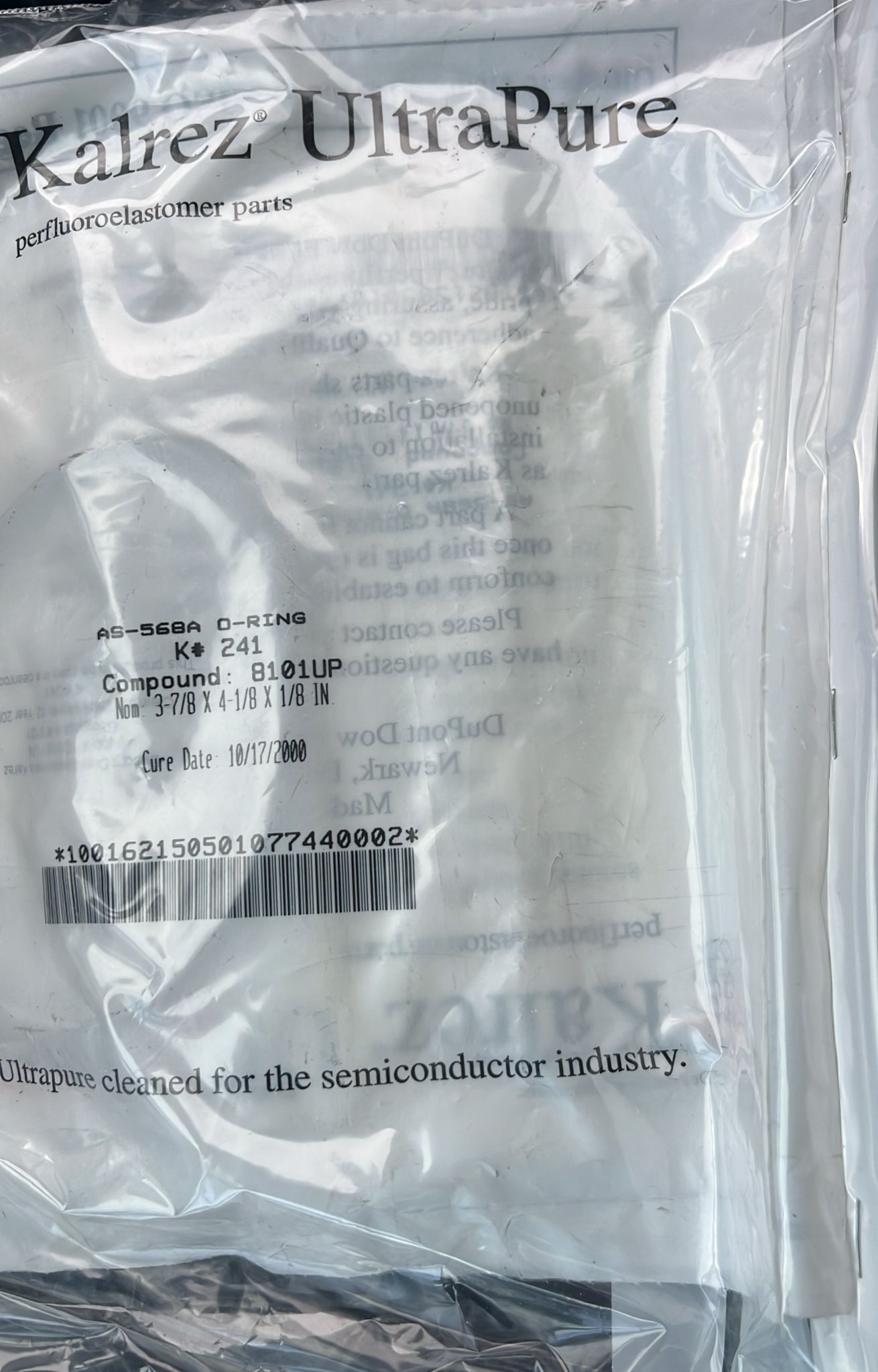 Used Applied Materials AMAT WXZ PART: O-RINGS - VARIOUS AVAILABLE