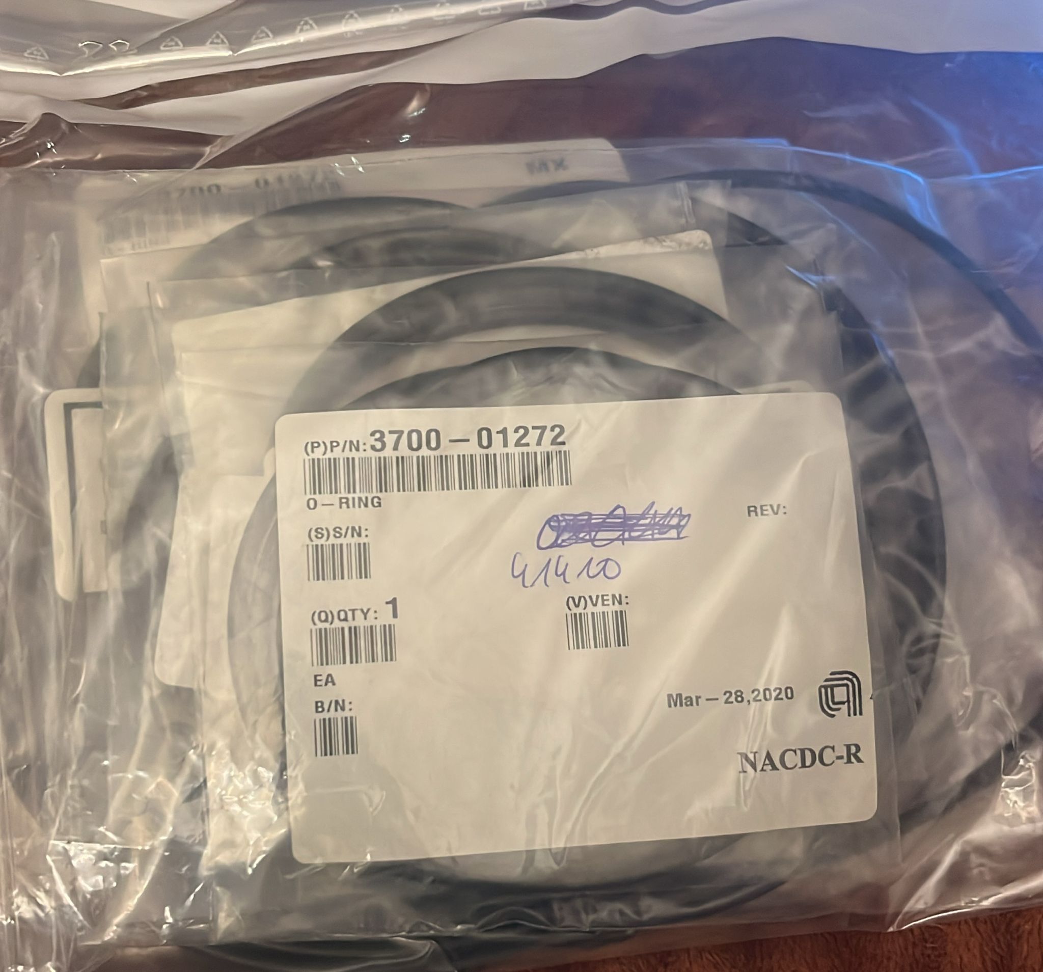 Used Applied Materials AMAT WXZ PART: O-RINGS - VARIOUS AVAILABLE