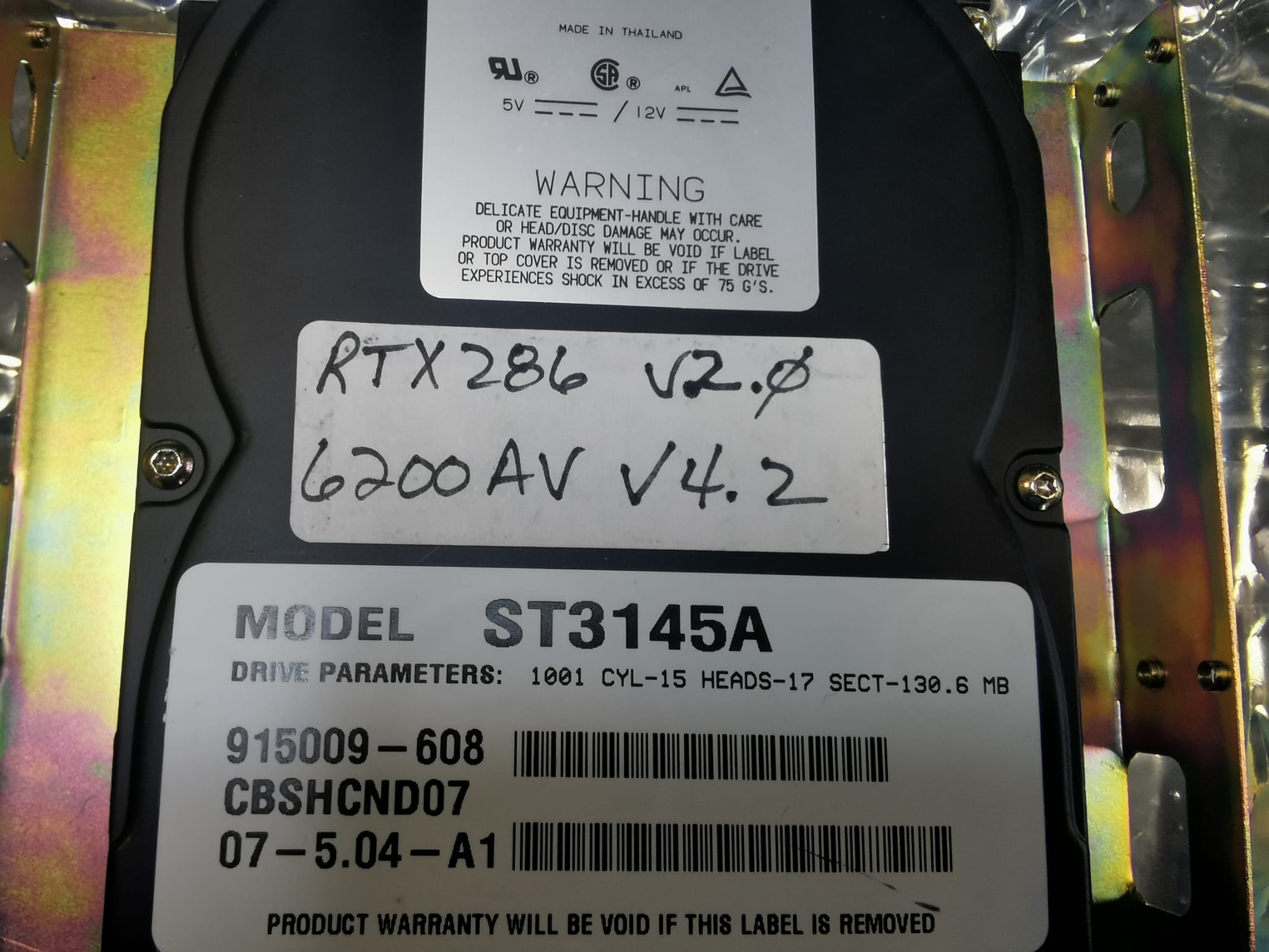 Used Eaton Nova 6200AV RTX 286 v2. 0 Hard drive