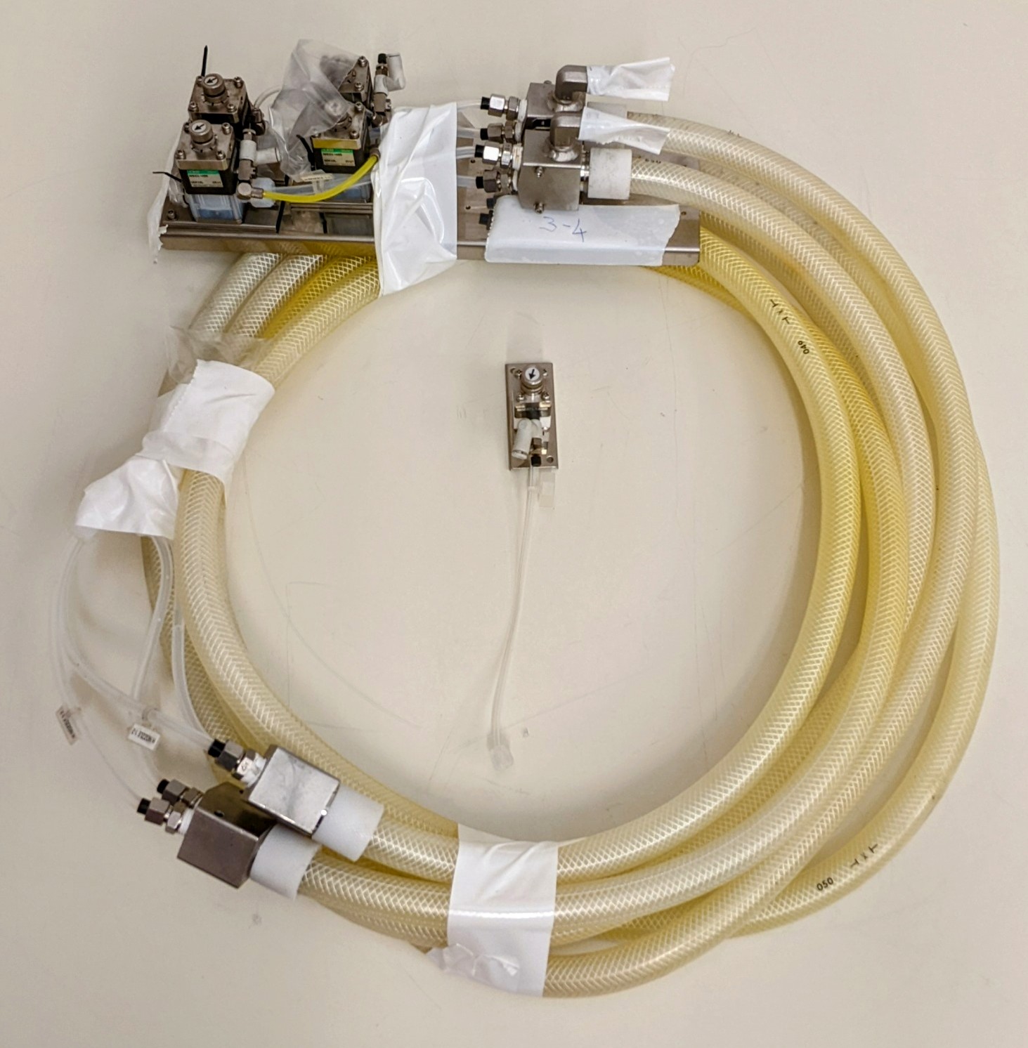 Used TEL Act 8 Part Dev 3-4 Dispense Line/Dispense Valves/Water Jacket - Chemical Area Assembly