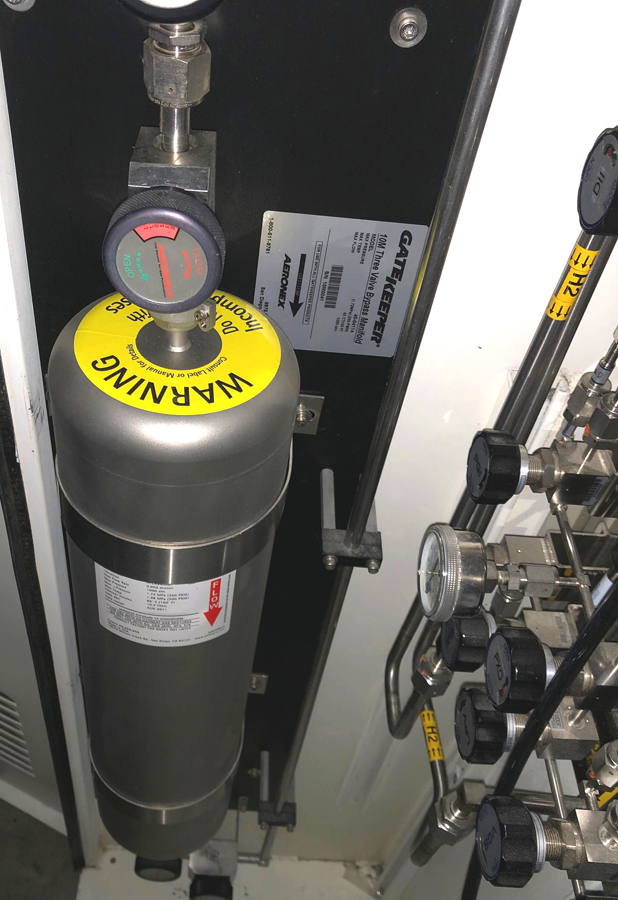 Used Aeronex Cryogenic H2 Gas Cabinet