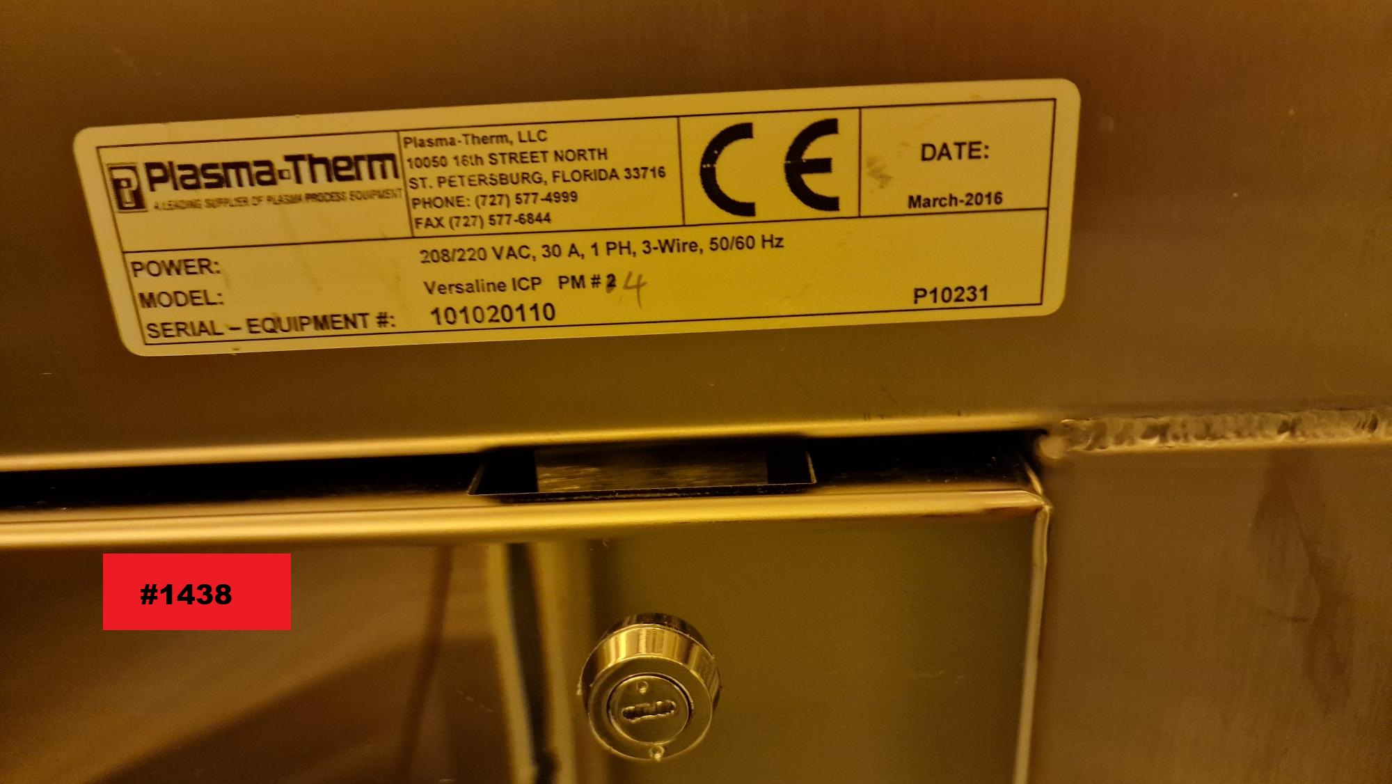 Used 2016 Plasmatherm Versaline ICP Dry Etching System (2 Systems / 5 Process Chambers / 150mm)