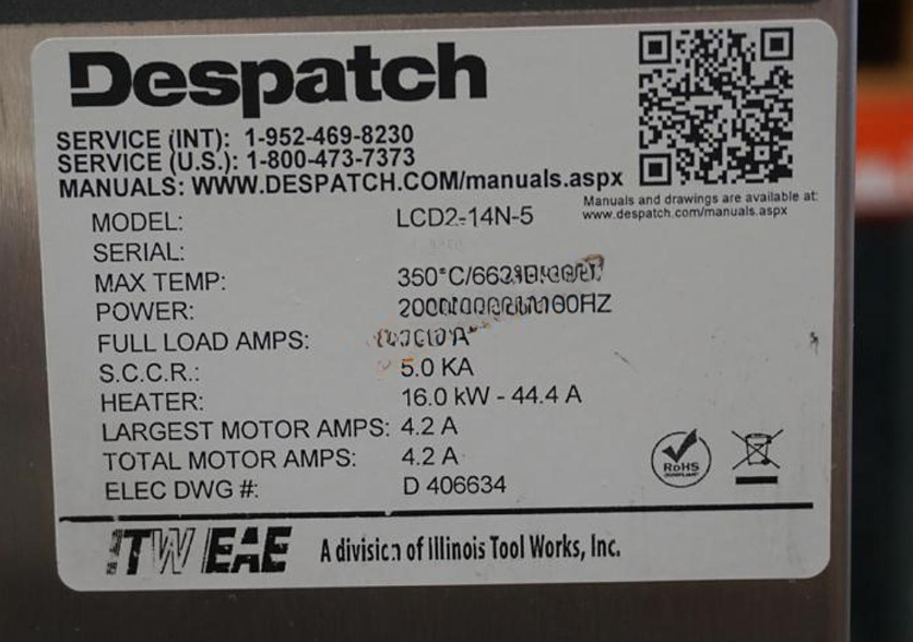 Used Despatch LCD2-14N-5 HEPA Class 100 clean room oven 350C Protocol 3 programmer