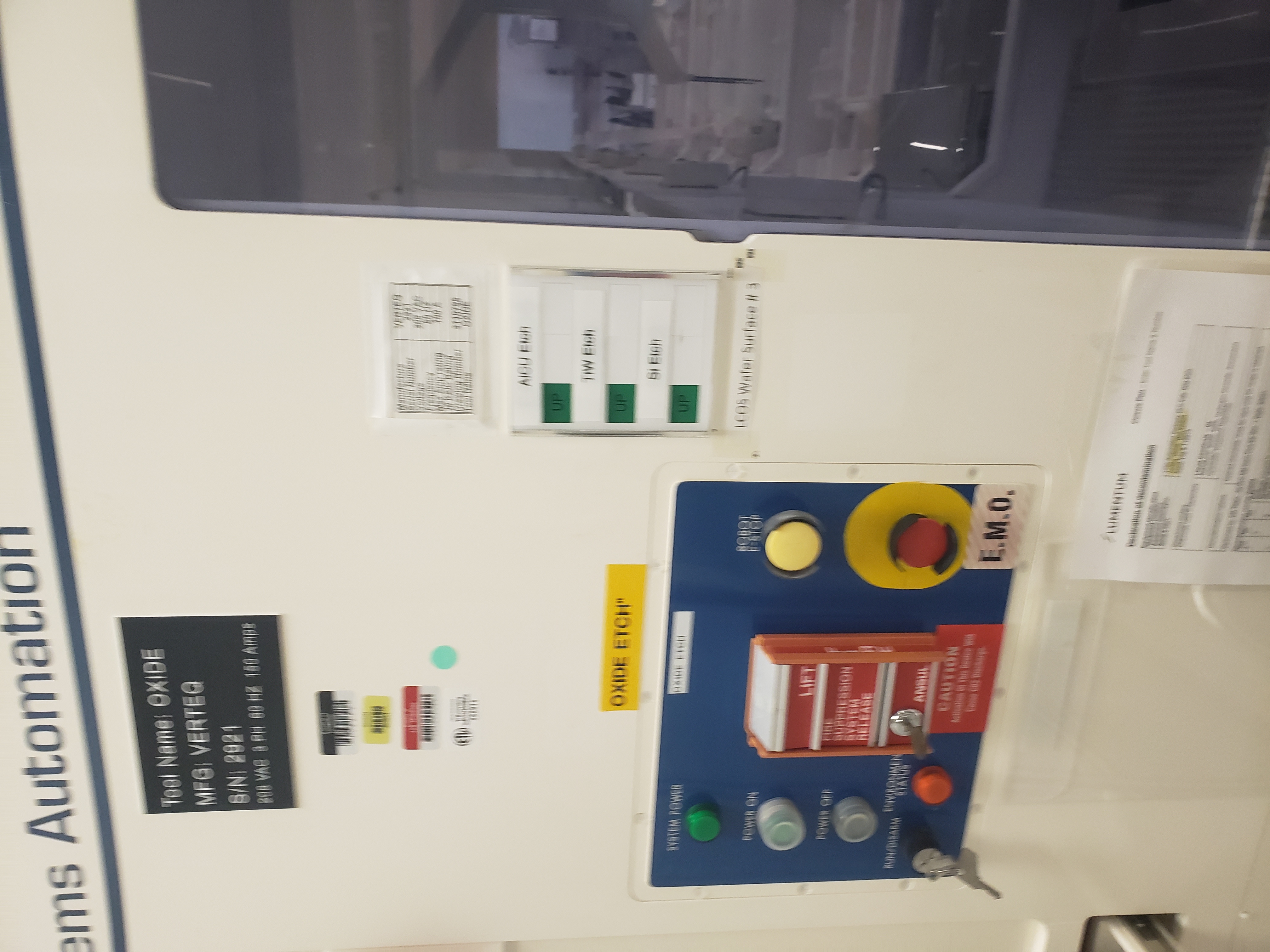 Used Verteq Oxide Wet Processing Station