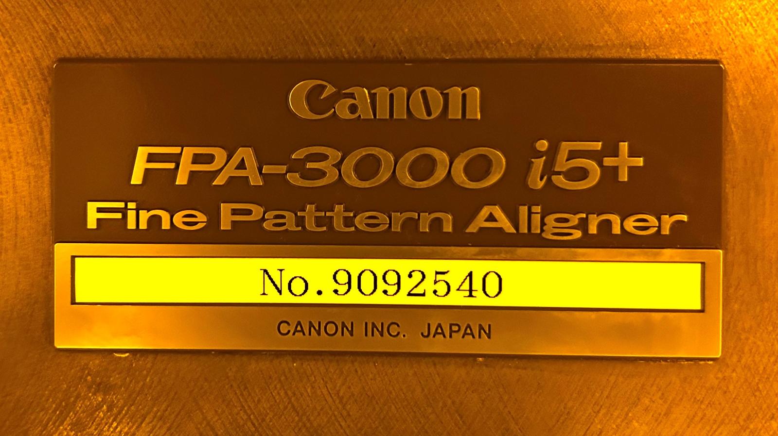 Used Canon FPA 3000 i5+