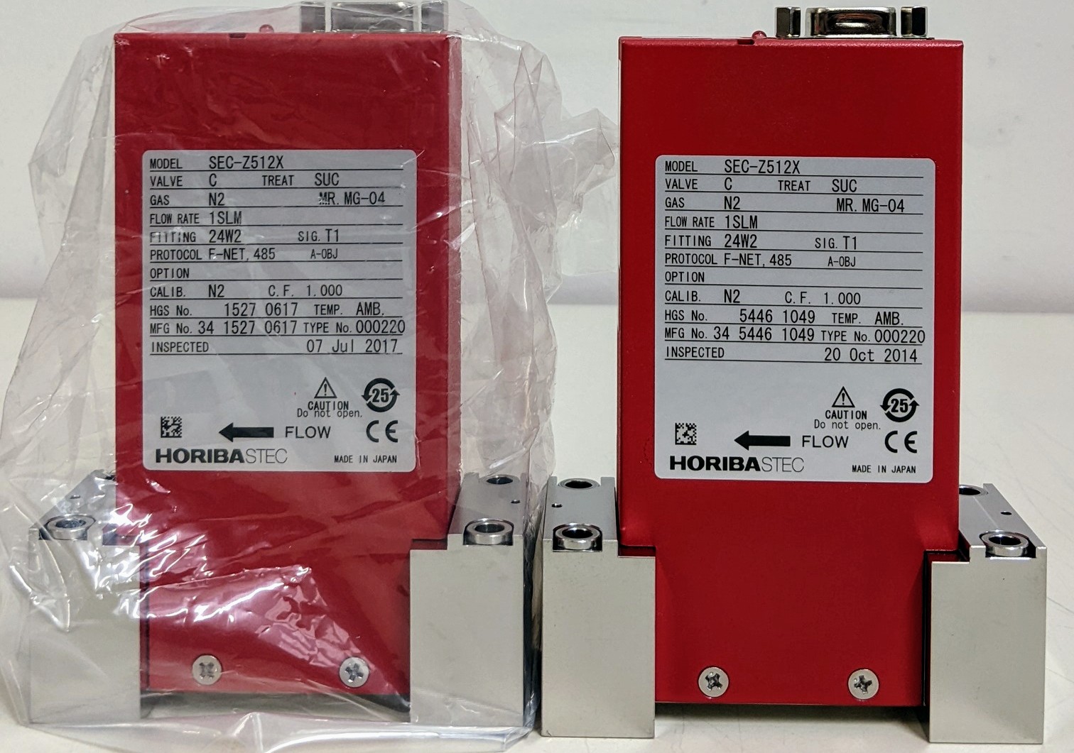 Used HORIBA STEC - (TEL Tokyo Electron) Z500 Digital Mass Flow Device