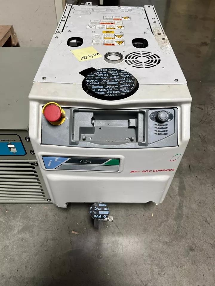Used 2003 Perkin Elmer 4450 Sputtering PVD , Cryo Compressor, Vacuum Pump