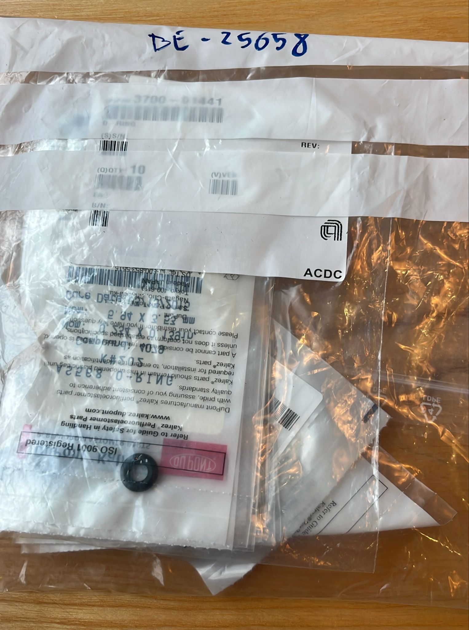 Used Applied Materials AMAT WXZ PART: O-RINGS - VARIOUS AVAILABLE