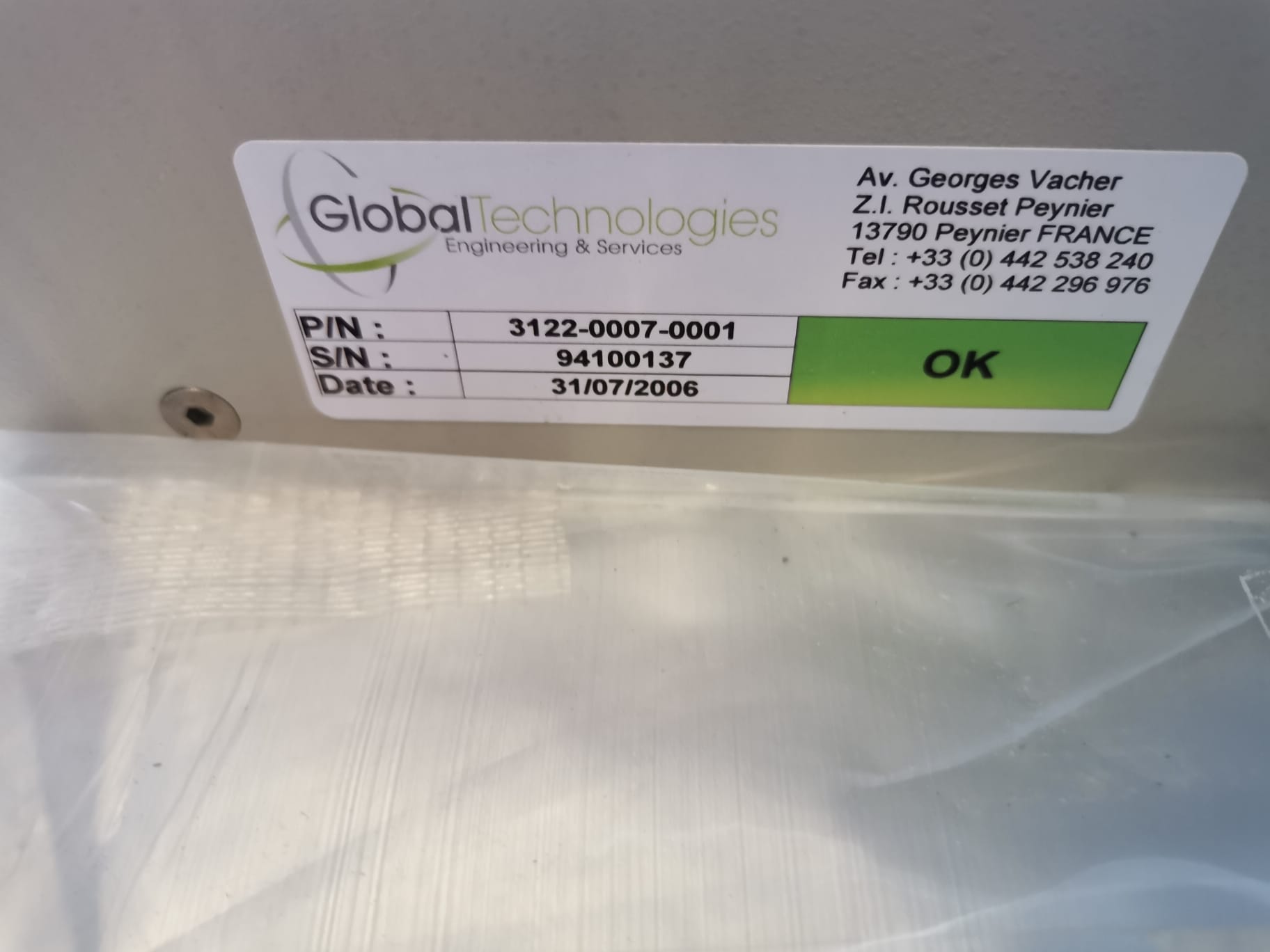 Used Eaton Nova 6200AV Relay interface Chassis 3122.0007.0001