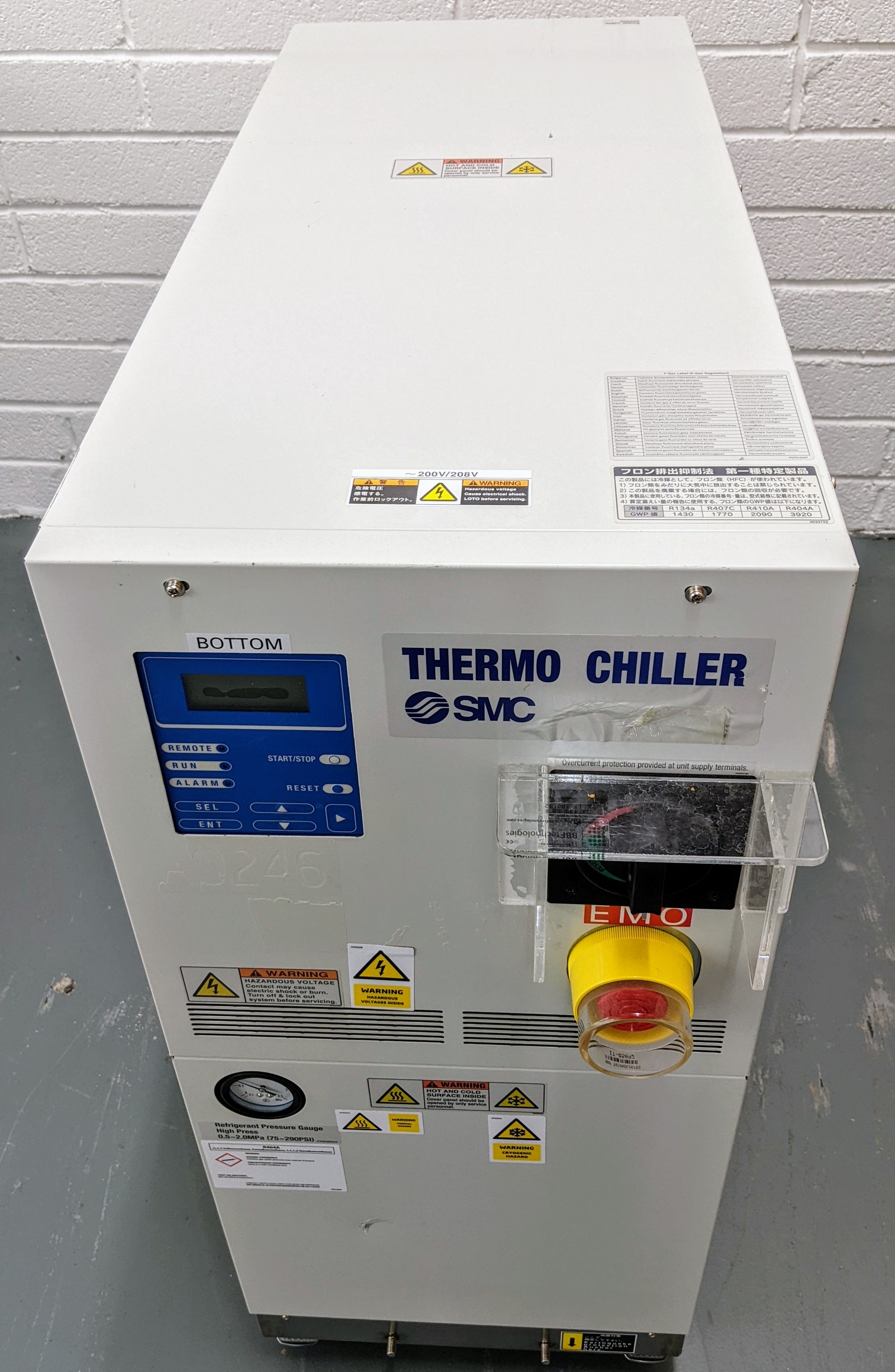 Used SMC Corporation Chiller