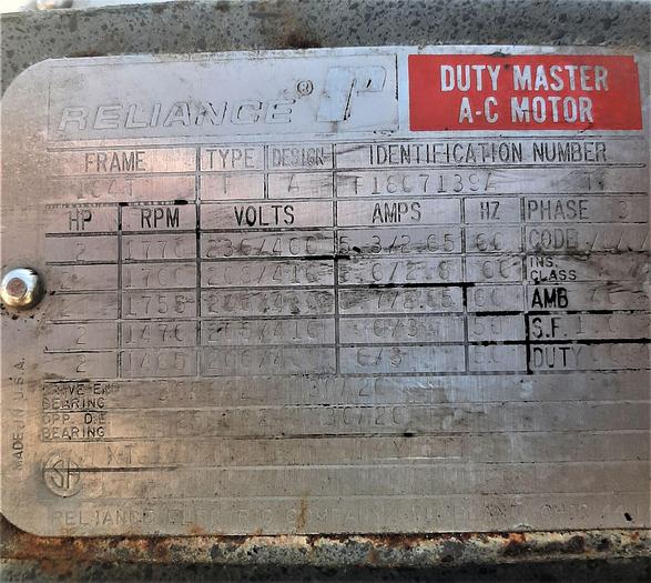 Used Dicer, Urschel, Mdl G-A, 2 HP, S/st, Control Panel #S744460