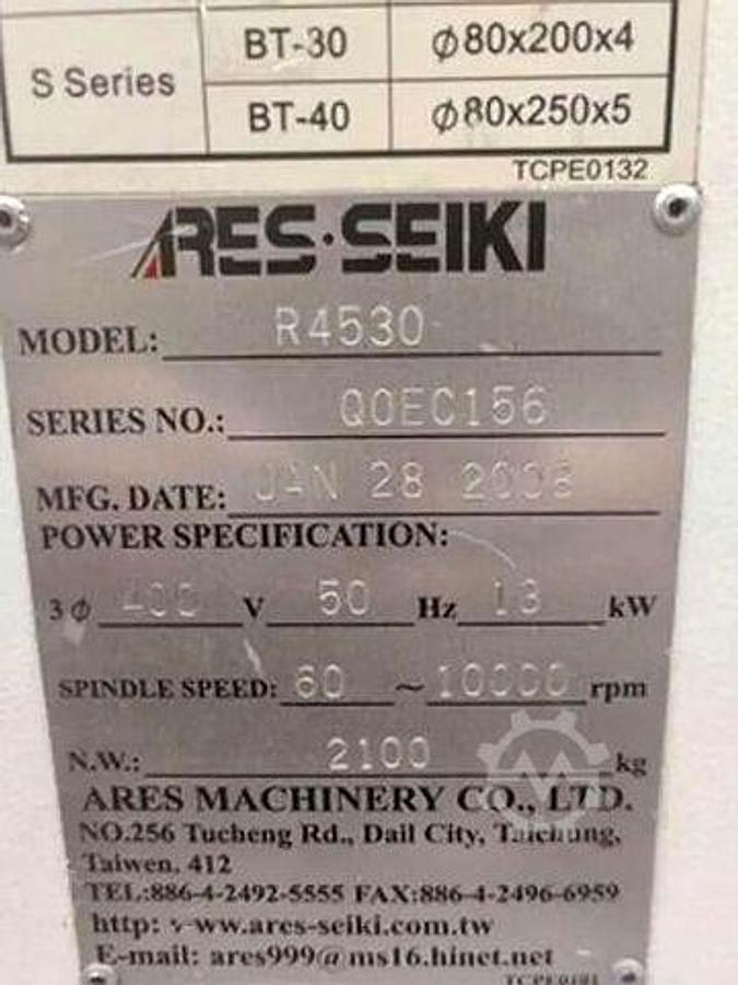 Gebraucht Vertikales Bearbeitungszentrum Ares Seiki R 4530