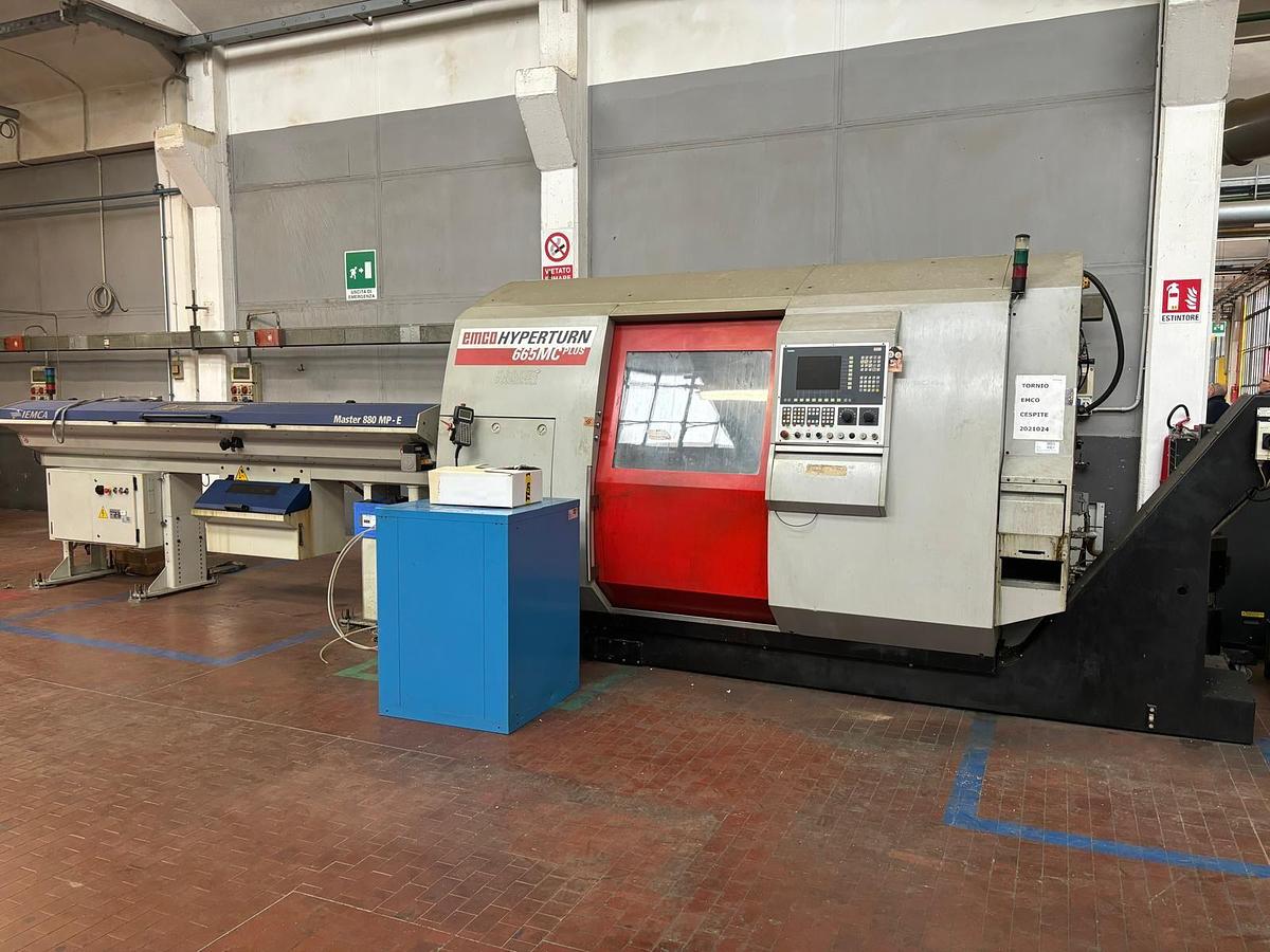 Used CNC-Dreh- und Fräszentrum EMCO Hyperturn 665 MC Plus