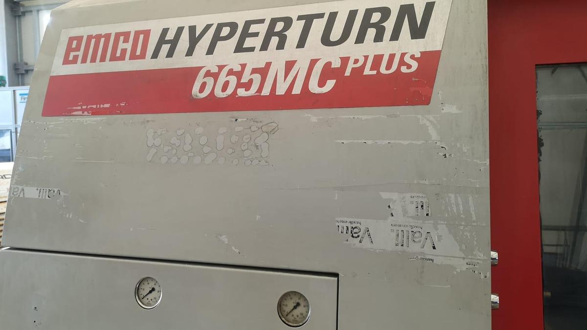 Used CNC-Dreh- und Fräszentrum EMCO Hyperturn 665 MC Plus