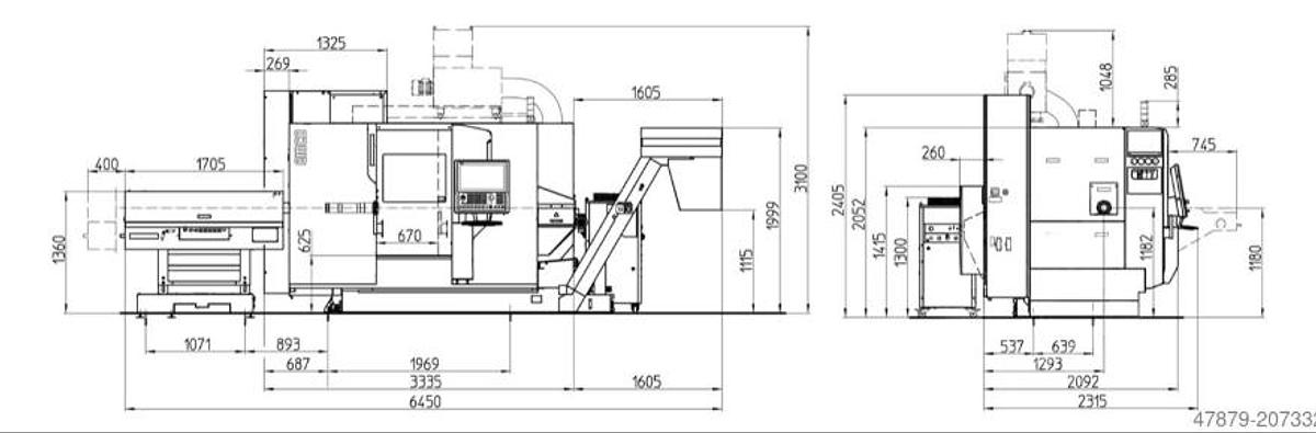 Used CNC-Dreh- und Fräszentrum EMCO MAXXTURN 65-G2 SMY
