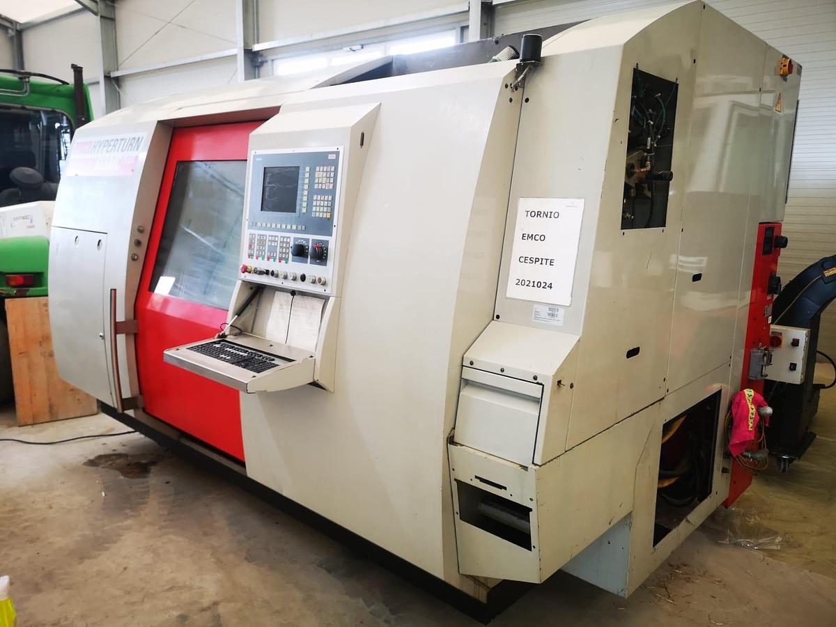 Used CNC-Dreh- und Fräszentrum EMCO Hyperturn 665 MC Plus