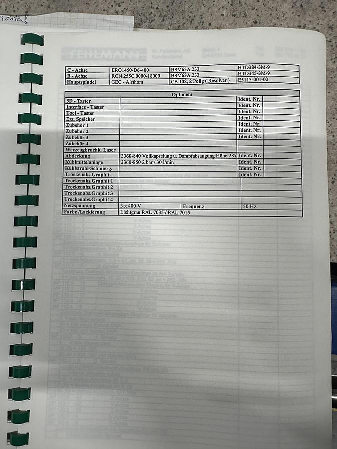 Used Vertikales Bearbeitungszentrum Fehlmann Picomax 60 CNC