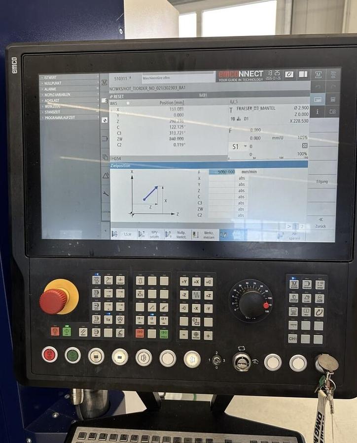 Used CNC-Dreh- und Fräszentrum EMCO MAXXTURN 65-G2 SMY