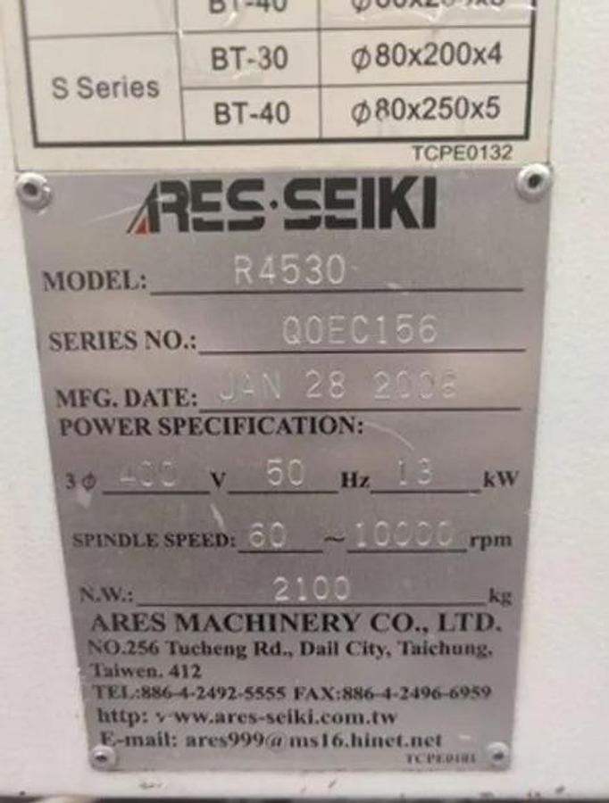 Used Ares Seiki R 4530