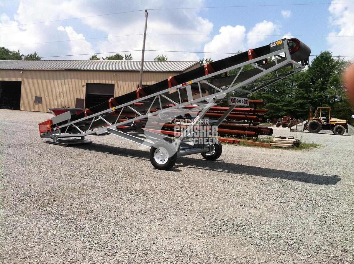 GCS 30' PIT PORTABLE RADIAL STACKING CONVEYOR