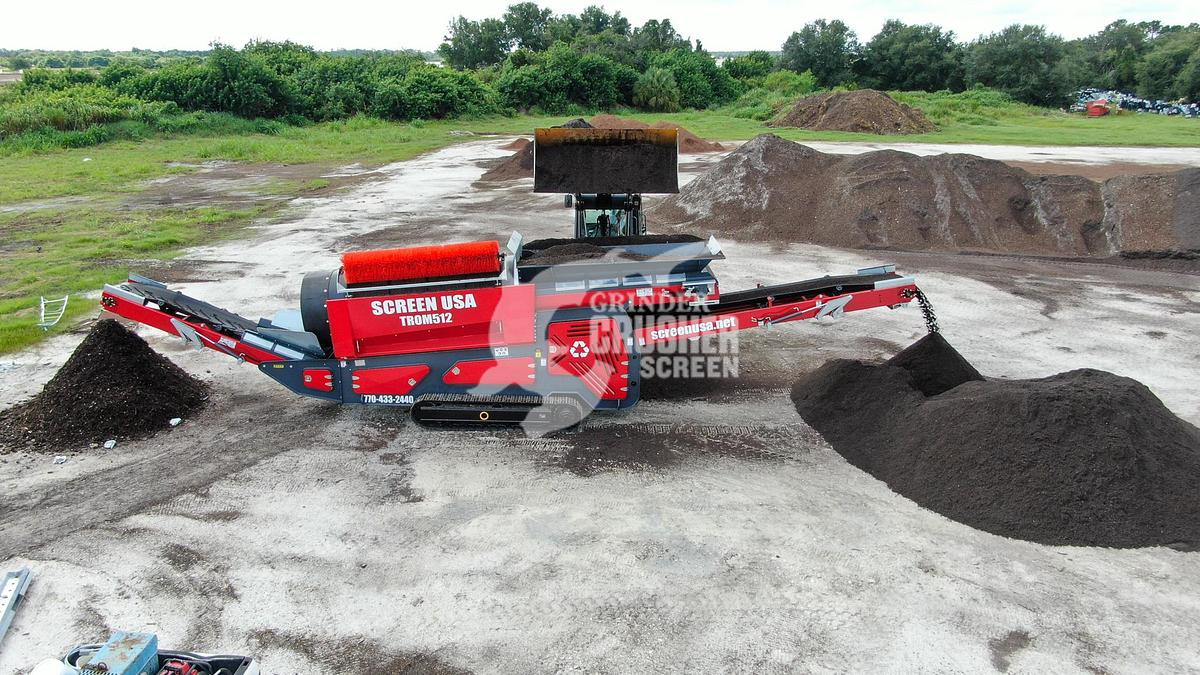 NEW SCREEN USA TRACK MOUNTED TROMMEL SCREEN TROM 512