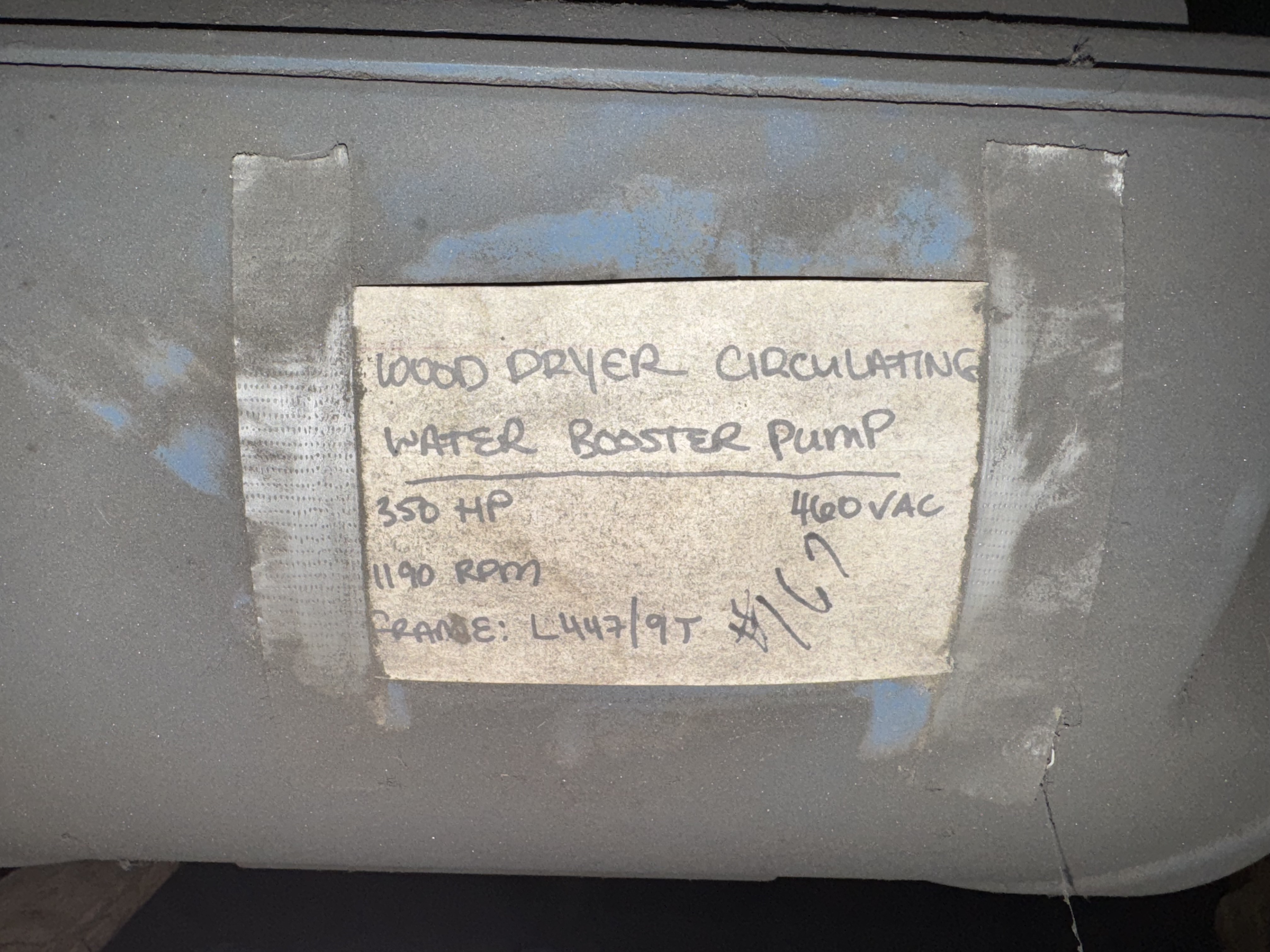 Used 2019 WEG W22 3-PHASE ELECTRIC MOTOR