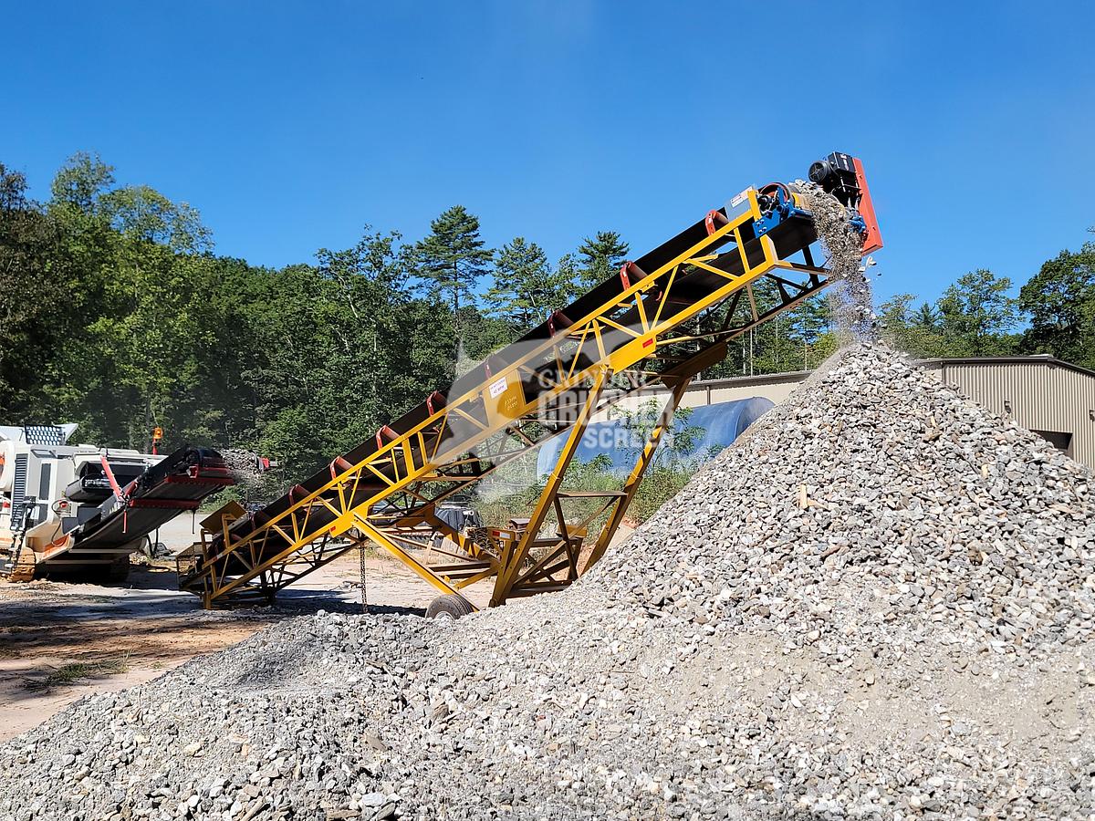 GCS 40' PORTABLE RADIAL STACKING CONVEYOR