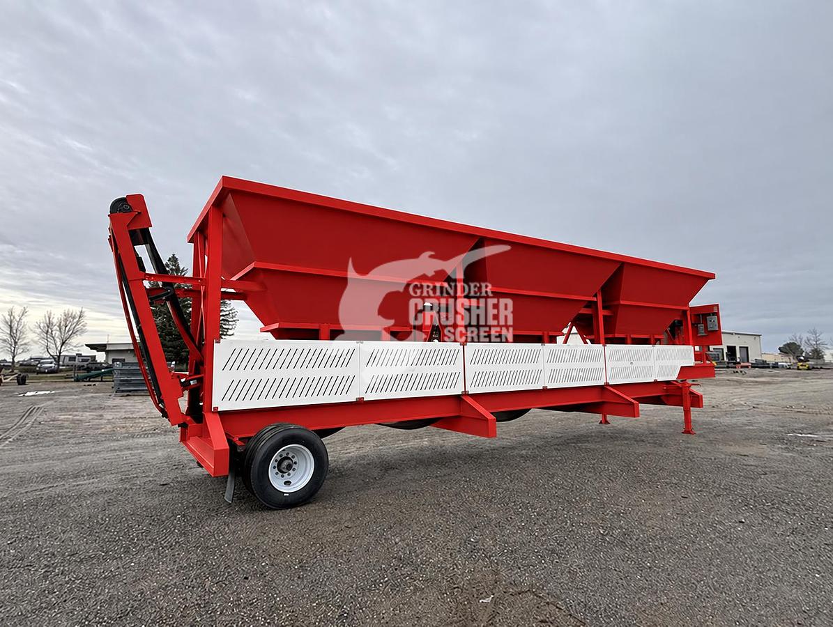 Used NEW ROCK SYSTEMS 108-3P PORTABLE BIN BLENDING HOPPER