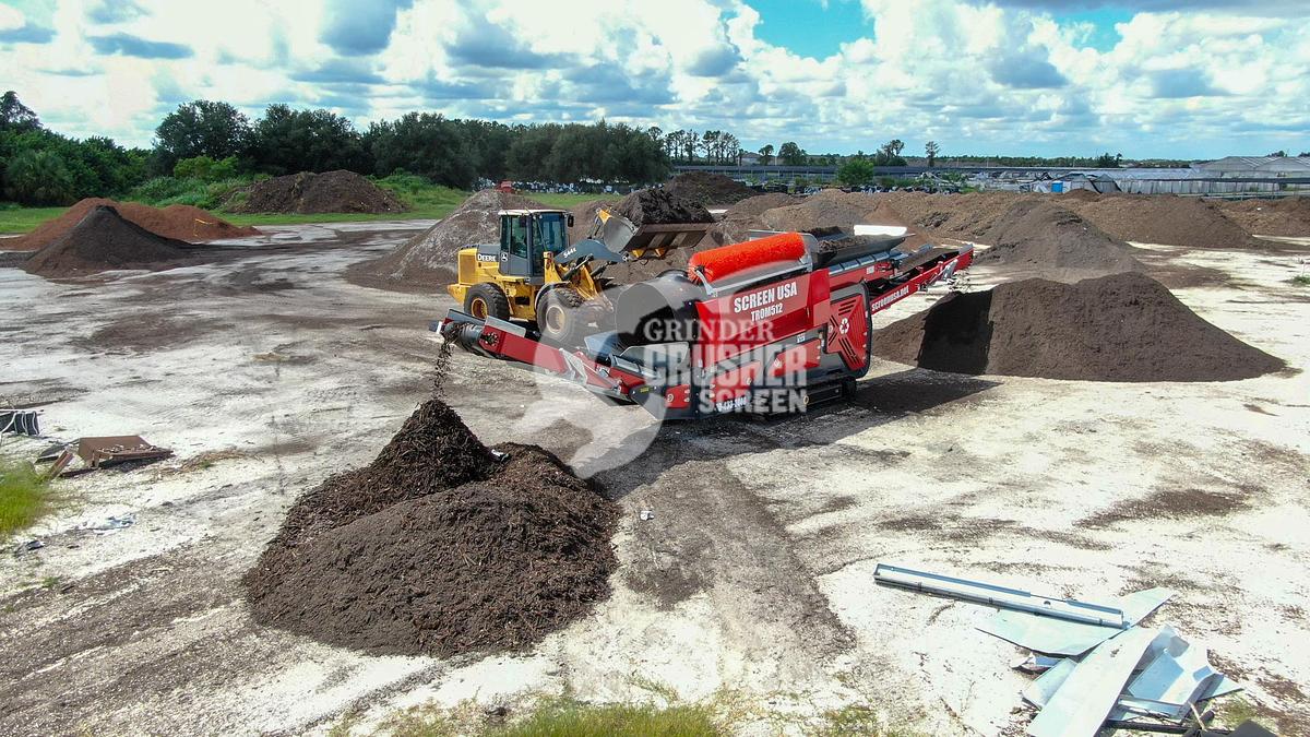 NEW SCREEN USA TRACK MOUNTED TROMMEL SCREEN TROM 512