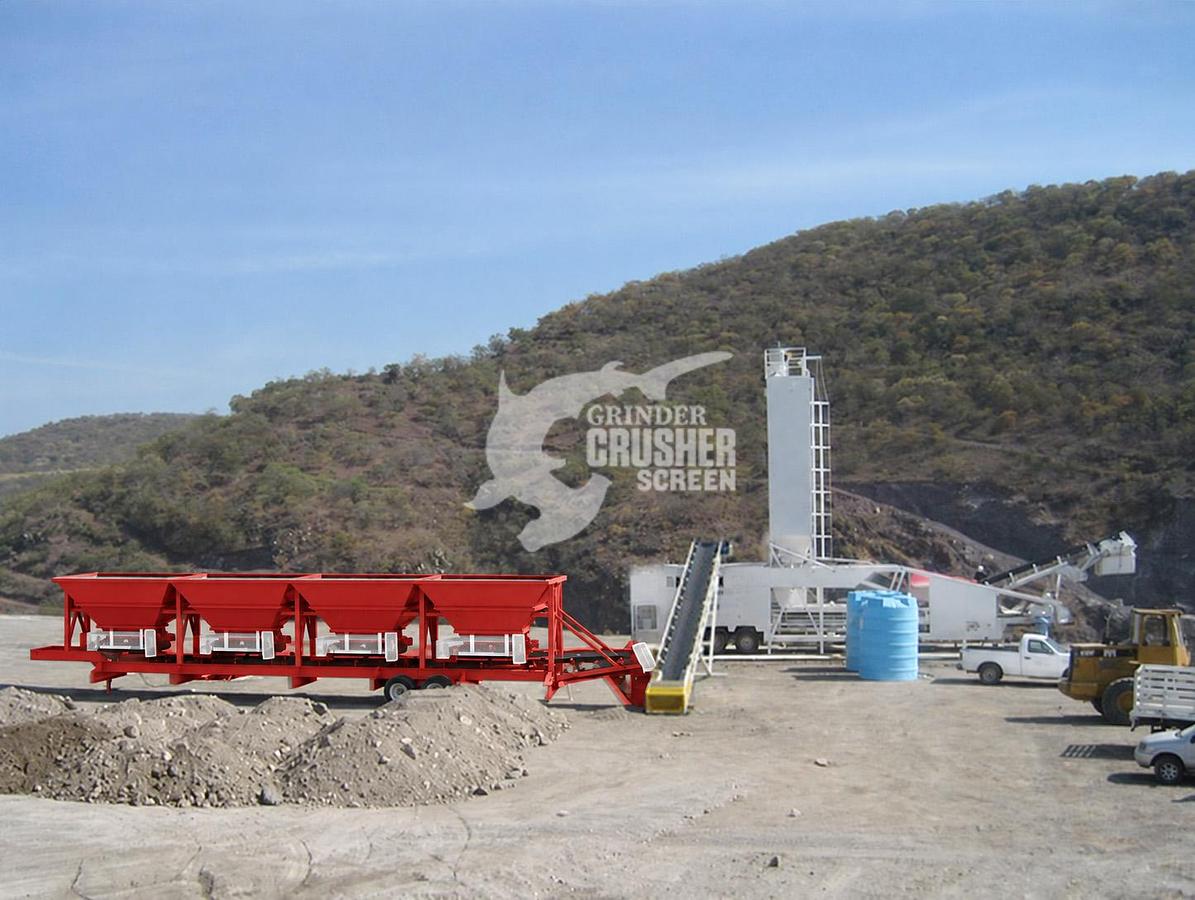 Used NEW ROCK SYSTEMS 108-4P PORTABLE 4 BIN BLENDING HOPPER