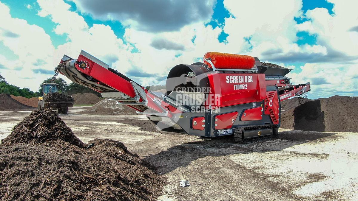 NEW SCREEN USA TRACK MOUNTED TROMMEL SCREEN TROM 512