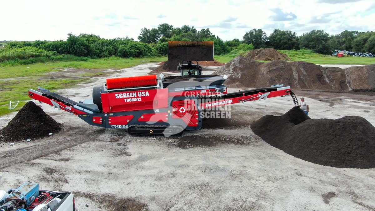 NEW SCREEN USA TRACK MOUNTED TROMMEL SCREEN TROM 512